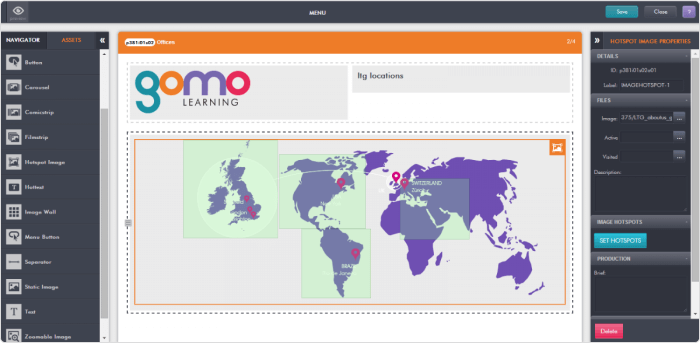 Herramienta de autor para SCORM Herramienta de autor para SCORM Gomo Learning