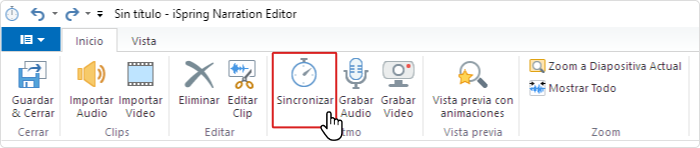 Cómo sincronizar video con diapositivas