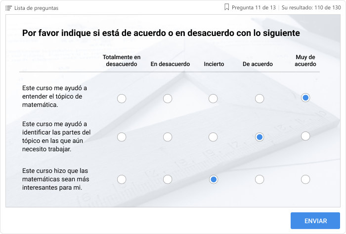 Encuestas en línea en iSpring Suite