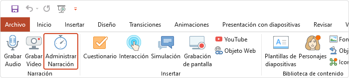 Agregar audio- and video-narración agregar audio- and video-narración a PowerPoint