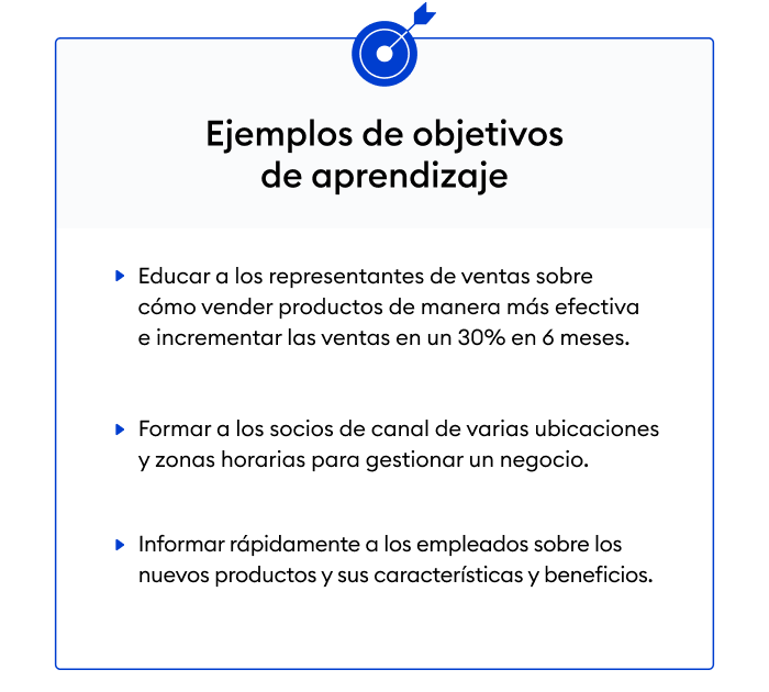 Metas y objetivos de aprendizaje