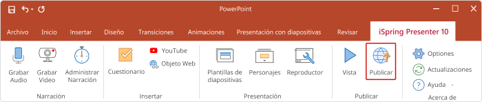 Convertir PowerPoint en vídeo con Presenter