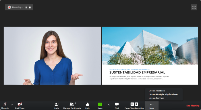 Organizar webinarios en iSpring Learn LMS