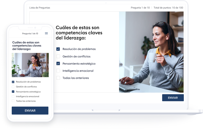 Curso responsivo creado con iSpring Suite Un ejemplo de curso responsivo creado con iSpring Suite