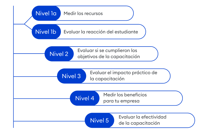 Los cinco niveles de evaluación de Kaufman