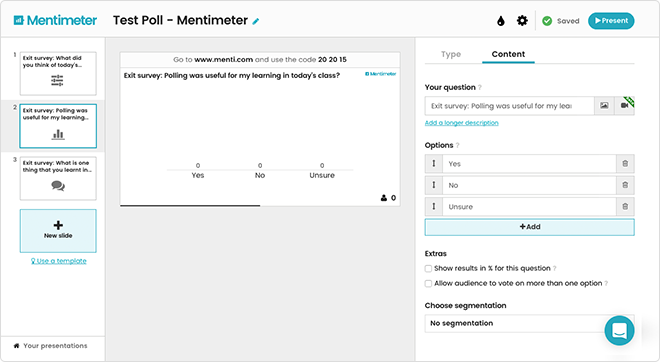 Mentimeter Mentimeter