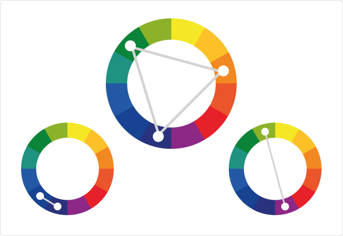 Diseño de rueda de colores