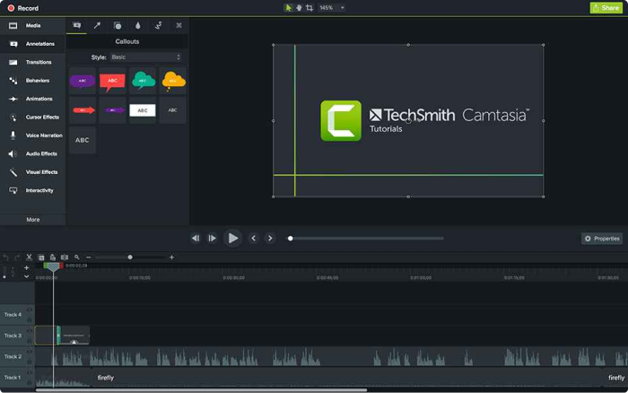 Grabador de pantalla para pc: Camtasia
