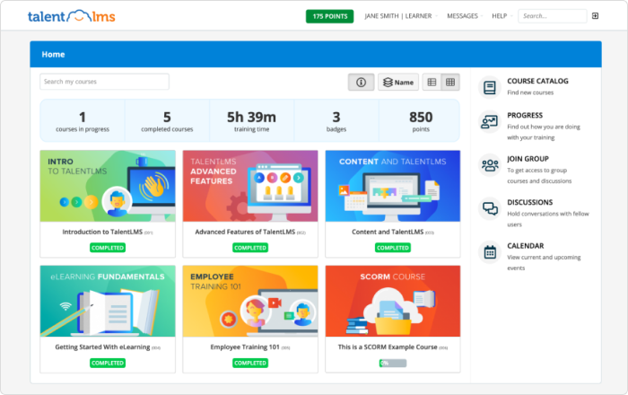 TalentLMS Un ejemplo de software educativo: TalentLMS