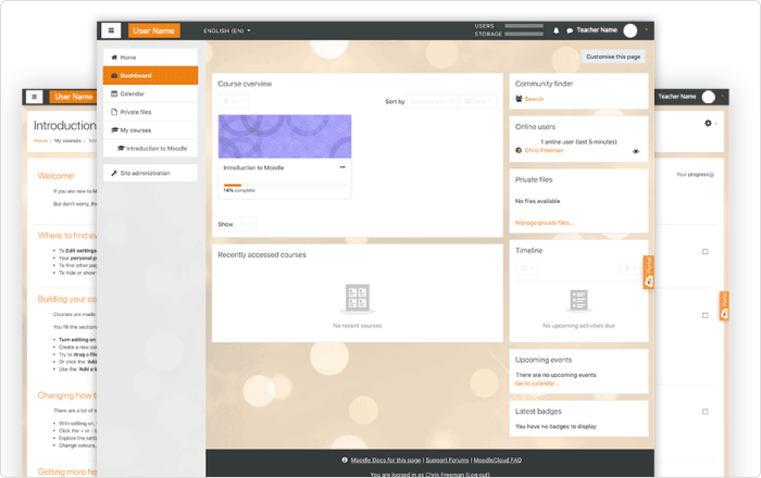 Moodle LMS Un ejemplo de software educativo: Moodle LMS
