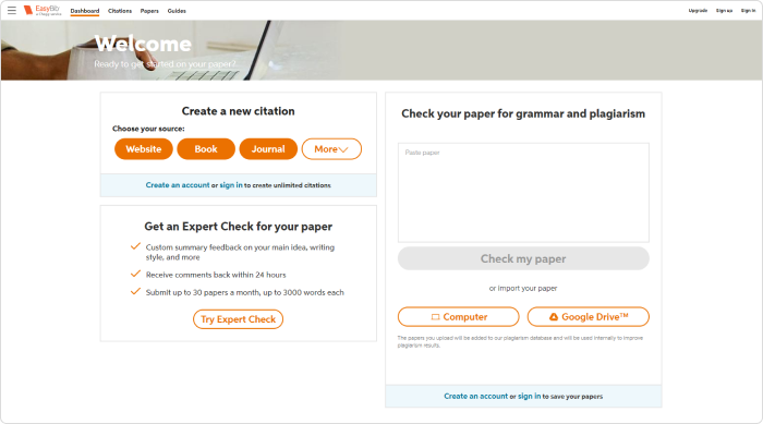 EasyBib Un ejemplo de software educativo: EasyBib