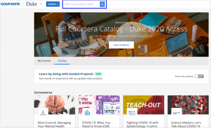 Un ejemplo de software educativo: Coursera