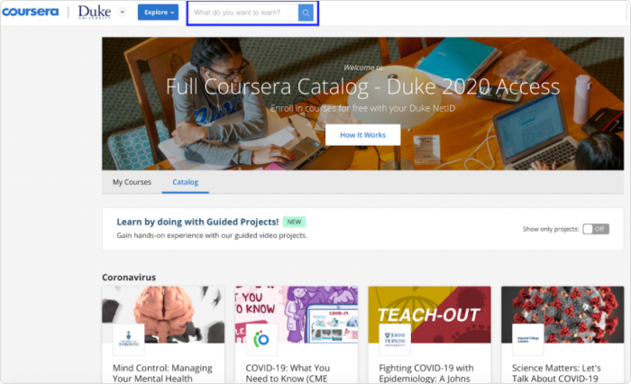 Coursera Un ejemplo de software educativo: Coursera
