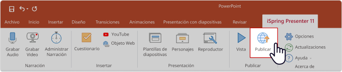 Convertir PowerPoint en vídeo con iSpring Presenter
