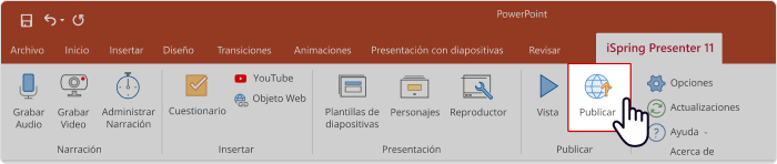 Convertir PowerPoint en vídeo con iSpring Presenter Convertir PowerPoint en vídeo con iSpring Presenter