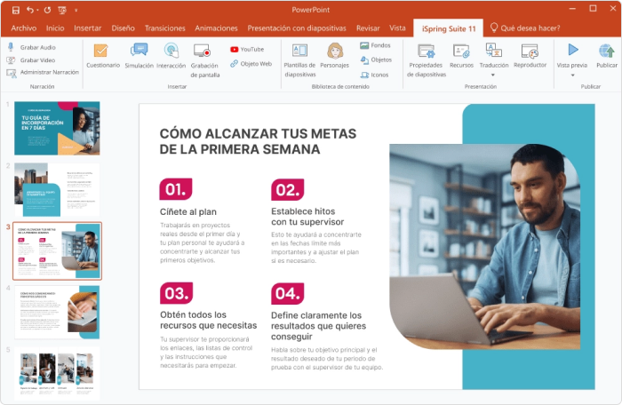 Herramientas de autoría: iSpring Suite