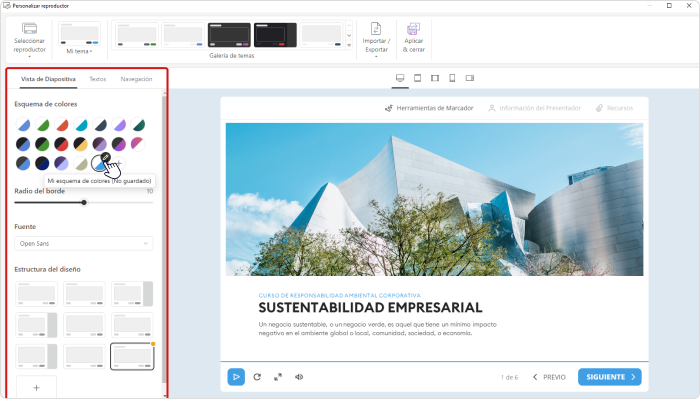 Las opciones de salida en iSpring Suite Configura las opciones de salida