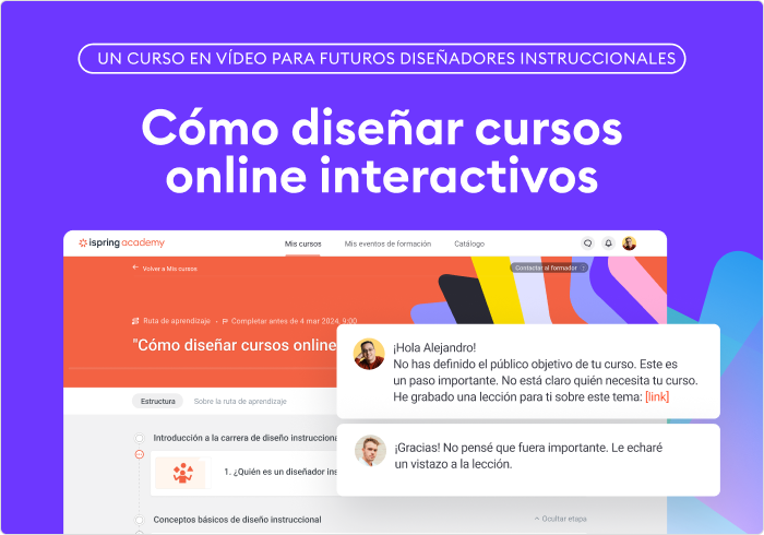 El módulo sobre cómo diseñar cursos online interactivos
