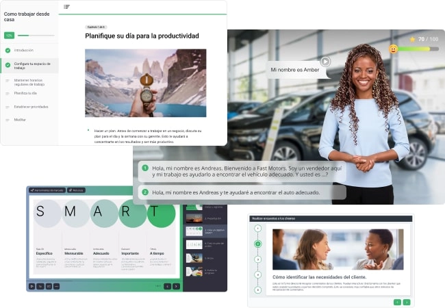 iSpring Learn para el desarrollo profesional