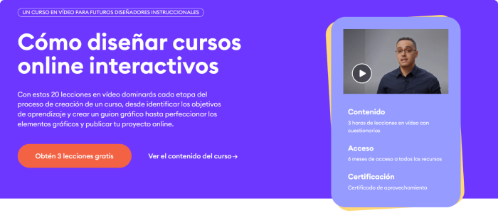 Cómo diseñar cursos online interactivos - iSpring Academy