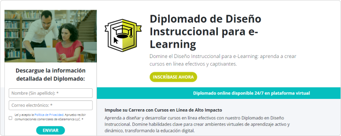 Diplomado de diseño instruccional para e-Learning – Instituto Salamanca
