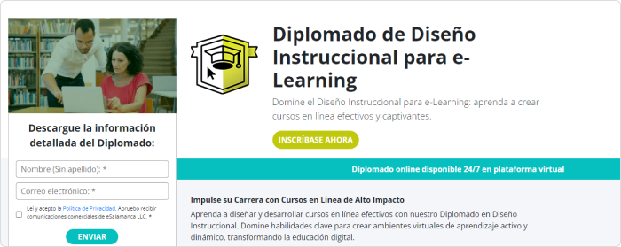 Diplomado de diseño instruccional para e-Learning Diplomado de diseño instruccional para e-Learning – Instituto Salamanca