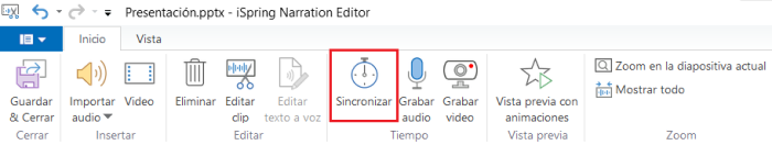 Cómo sincronizar video con diapositivas
