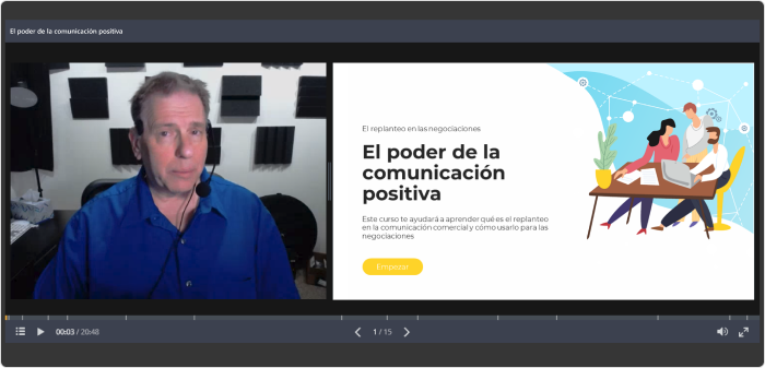 Tres tipos de reproductores en iSpring Suite