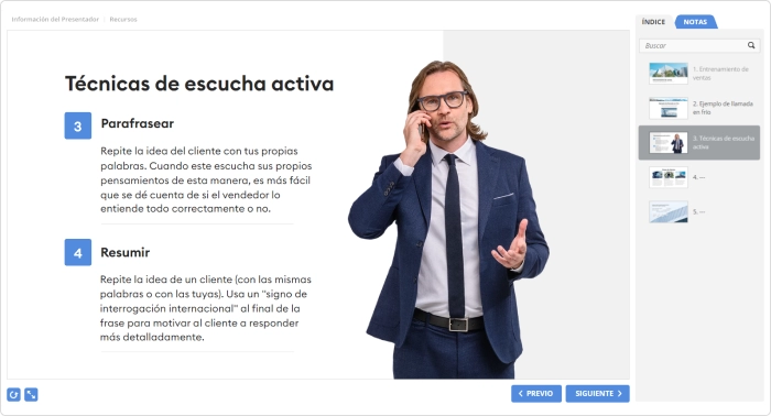 La escucha activa es una de las habilidades esenciales Las habilidades esenciales de un vendedor: la escucha activa