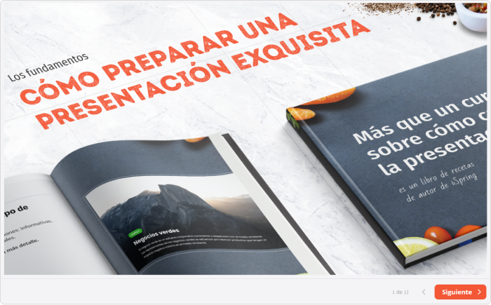 Un curso creado con iSpring