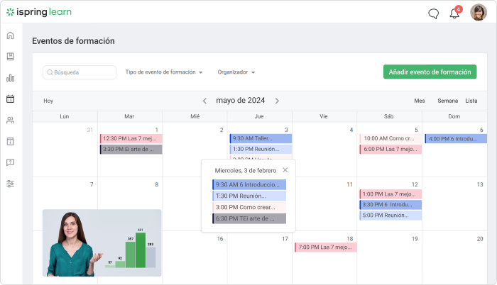 iSpring Learn para implementar tu plan de formación