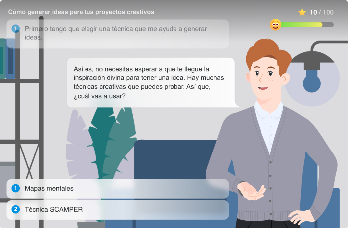 Una simulación de diálogo Una simulación de diálogo