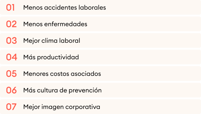 Beneficios de un plan de prevención de riesgos laborales para las empresas