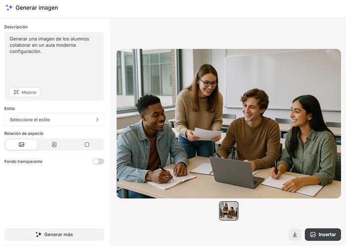 Generación de imágenes con IA