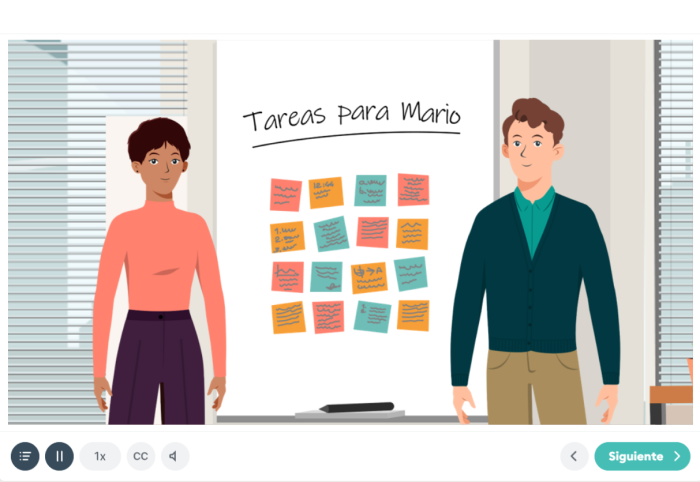 Aprendizaje digital interactivo: un ejemplo