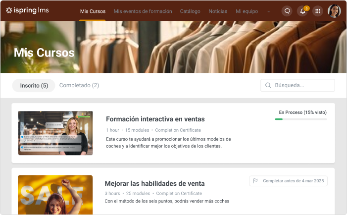 Capacitaci&oacute;n laboral online con iSpring LMS