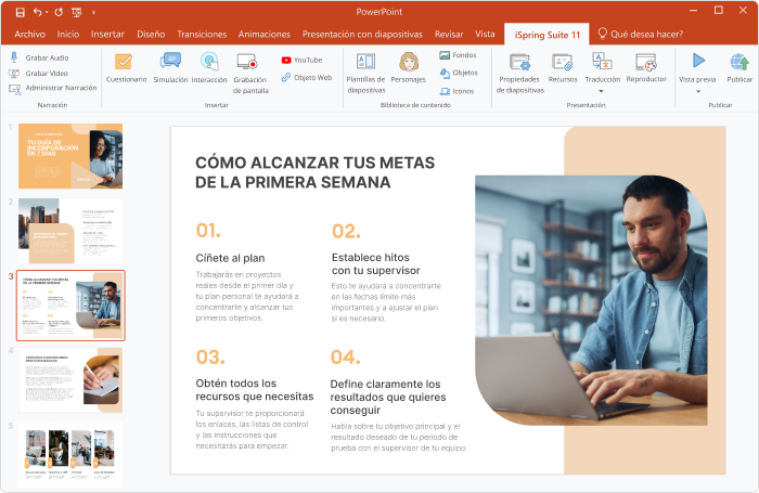 Cómo vender curso online: iSpring Suite